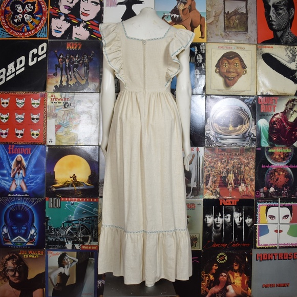 SOLD Vintage 60s Cotton Prairie Dress Cottagecore - Picture 6 of 9